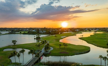Aerial view of The Dunes Sanibel Island golf course
